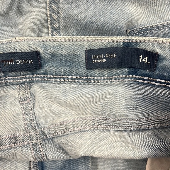 J Jill ladies denim cropped high rise - Picture 8 of 9